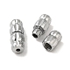 真鍮製ネジ式クラスプ  プラチナ  10x4mm  穴：1mm&nbsp;KK-G187-N-2