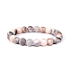 Natural Zebra Jasper Bead Stretch Bracelets&nbsp;BJEW-K212-A-035-6