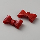 アクリルカボション  蝶結び  ファイヤーブリック  20.5x29.5x10.5mm&nbsp;OACR-SZC0004-01A-2