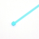 プラスチックケーブルタイ  タイラップ  ジップタイ  シアン  100x4.5x3.5mm  100個/袋&nbsp;KY-CJC0004-01F-2