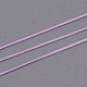 フラット弾性クリスタルストリング  弾性ビーズ糸  ストレッチブレスレット作り用  ピンク  0.8mm  約109.36ヤード（100m）/ロール&nbsp;EW-WH0002-01C-2