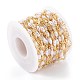 Handmade CCB Plastic Imitation Pearl Beaded Chains&nbsp;CHC-M021-29LG-4