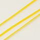 フラット弾性クリスタルストリング  弾性ビーズ糸  ストレッチブレスレット作り用  ゴールド  0.8mm&nbsp;EC-G002-0.8mm-11-3