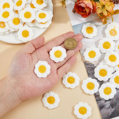 60Pcs Flower Polyester Ornament Accessories&nbsp;DIY-HS0002-29