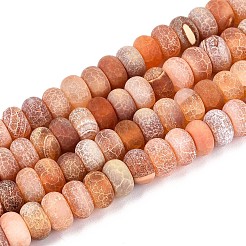 Natural Weathered Agate Beads Strands&nbsp;G-N357-13A-04