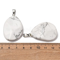Natural Howlite Pendants&nbsp;GG-K002-05N