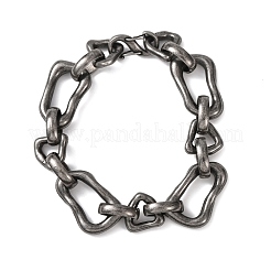 304 Stainless Steel Chunky Link Chain Bracelets for Women Men&nbsp;BJEW-C148-03AS