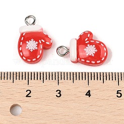 Christmas Theme Opaque Resin Pendants&nbsp;RESI-S08-01A