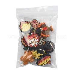 12Pcs 12 Styles Thanksgiving Silicone Beads&nbsp;SIL-FS0001-37