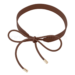 Bowknot PU Leather Wrap Around Waist Bands&nbsp;AJEW-WH20054-086C