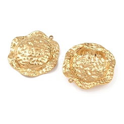 Hammered 304 Stainless Steel Pendants&nbsp;LS-STAS-P424-07G