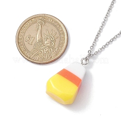 Resin Pendant Necklaces&nbsp;NJEW-JN04845