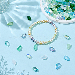 210Pcs 14 Styles Glass Charms&nbsp;FIND-WR0012-05