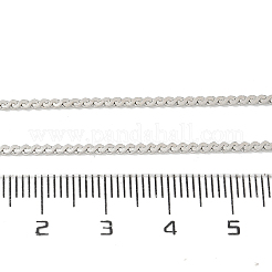 1.5mm Rack Plating Brass Serpentine Chain Necklaces for Women Men&nbsp;MAK-L044-12P