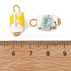 Printed Handmade Porcelain Pendants&nbsp;PALLOY-JF05990