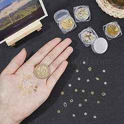 4 Boxes 2 Styles Hollow Brass Cabochons&nbsp;MRMJ-SC0001-12G