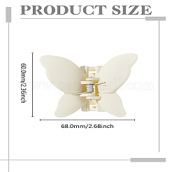 1Pc Frosted Butterfly Hair Claw Clip&nbsp;OHAR-LP0002-29E