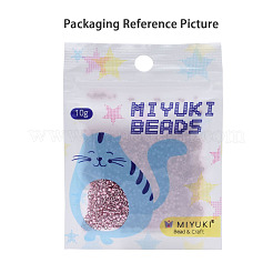 MIYUKIデリカビーズ  シリンダー  日本製シードビーズ  11/0  （db1223)透明ピンクのミスト光沢  1.3x1.6mm  穴：0.8mm  約2000個/10g&nbsp;X-SEED-J020-DB1223