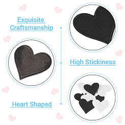 8Pcs 2 Colors Polyester Iron on Sew On Patches&nbsp;PATC-TA0001-34A