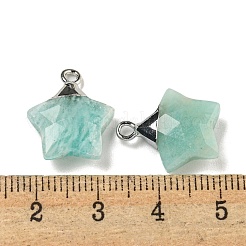 Natural Amazonite Pendants&nbsp;G-P540-01P-03