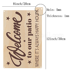 ヴィンテージメタルブリキサイン  バーの壁の装飾  レストラン  カフェパブ  言葉  30x20cm&nbsp;AJEW-WH0157-094