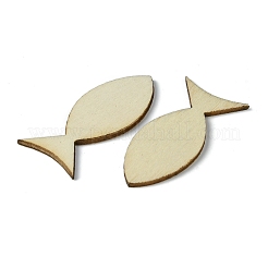 100Pcs Wood Cabochons&nbsp;WOOD-G020-03