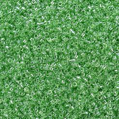 MIYUKIデリカビーズ  シリンダー  日本製シードビーズ  11/0  （db1226)透明石灰光沢  1.3x1.6mm  穴：0.8mm  約2000PCS /ボトル  10 G /ボトル&nbsp;SEED-JP0008-DB1226