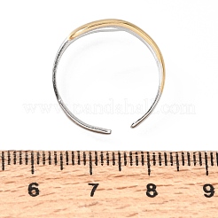 304 Stainless Steel Cuff Open Rings&nbsp;SA-CBAB767-23GP