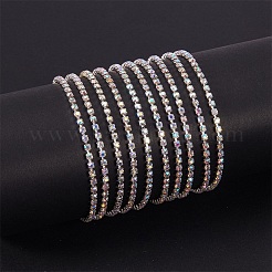 Brass Rhinestone Strass Chains&nbsp;CHC-T001-SS10-02S