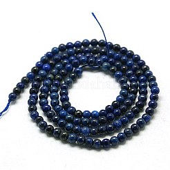 Natural Lapis Lazuli Beads Strands&nbsp;G-J001I-3mm
