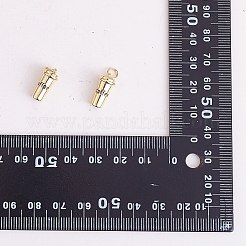 真鍮製ペンダント10個  丸カン付き  長持ちメッキ  単語コーヒーとコーヒー カップ  18KGP本金メッキ  15x7.5mm  穴：3mm&nbsp;KK-SZ0006-19