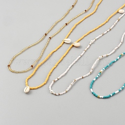 Plastic Waist Belts Seed Bead Chain&nbsp;AJEW-WH20059-39C