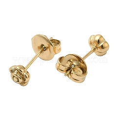 Ion Plating(IP) 304 Stainless Steel Stud Earrings&nbsp;EJEW-Z022-10G