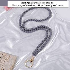 1Pc Silicone ID Card Neck Strap Card Holder&nbsp;NJEW-SW00027-03