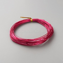 平らなアルミニウムワイヤー  DIYクラフト用  サクランボ色  1x0.5mm  約32.81フィート（10m）/ロール&nbsp;AW-WH0020-02C