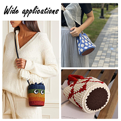 10 Pcs 5 Style Flat Round Felt Fabric&nbsp;DIY-PH0009-24B