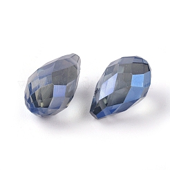 Eletroplated Glass Beads&nbsp;EGLA-R013-13x8mm-M