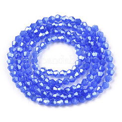 Imitation Jade Electroplate Glass Beads Strands&nbsp;EGLA-A039-J2mm-A04