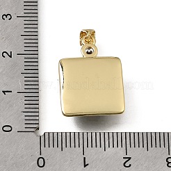Religion Brass Micro Pave Clear Cubic Zirconia Pendants&nbsp;KK-C262-01G