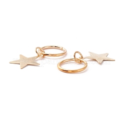 Alloy Star Charms&nbsp;PALLOY-WH0001-03G