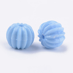 Opaque Acrylic Corrugated Beads&nbsp;MACR-S296-84