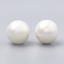 スプレープリントアクリルビーズ  ラバー加工  ラウンド  ミックスカラー  10mm  穴：1.5mm&nbsp;X-MACR-T010-10mm