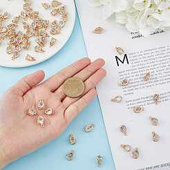 60Pcs Teardrop Alloy Charms&nbsp;KK-HY0002-94