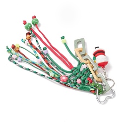 Christmas Polyester & Spandex Cord Ropes Pendant Decorations&nbsp;HJEW-JM03845