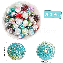 Imitation Pearl Acrylic Beads&nbsp;OACR-PA0001-09B