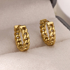304 Stainless Steel Hoop Earrings&nbsp;EJEW-B142-01G