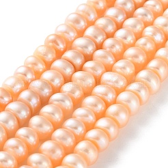 Natural Cultured Freshwater Pearl Beads Strands&nbsp;PEAR-I007-02N-05A