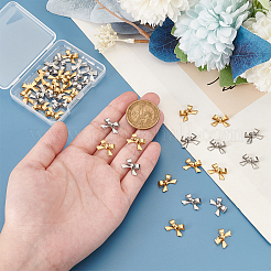 40Pcs 2 Colors Ion Plating(IP) 304 Stainless Steel Pendants&nbsp;STAS-UN0060-44
