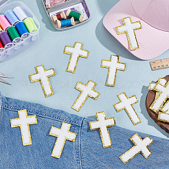15Pcs Towel Embroidery Style Cloth Iron on/Sew on Patches&nbsp;DIY-HY0003-24