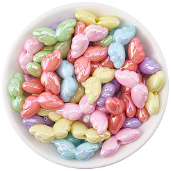 50Pcs UV Plating Opaque Acrylic Beads&nbsp;OACR-PA0001-88